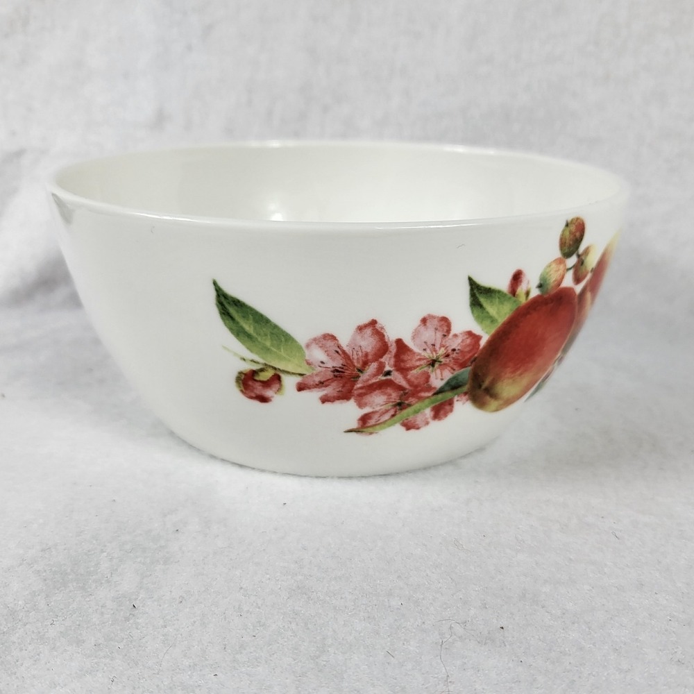 Lenox Orchard in Bloom Peach Plum 5 3/4" Rice Bowl Catherine McClung Replacement - Picture 3 of 10